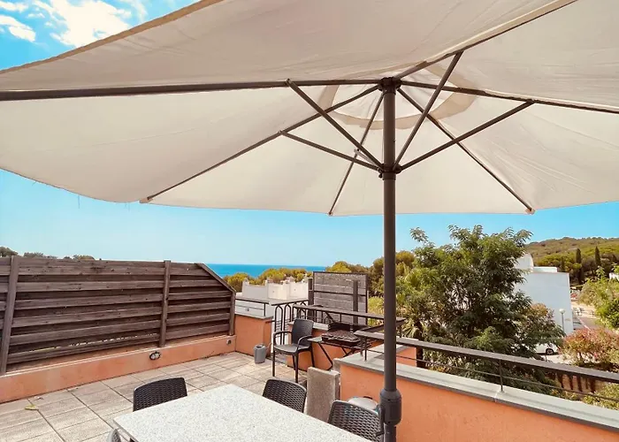 Sunny Apartment Sa Boadella Big Solarium Sea View